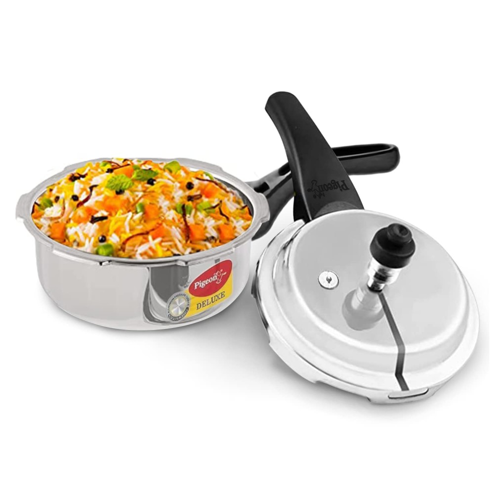 Pigeon Deluxe Aluminium Outer Lid Pressure Cooker without